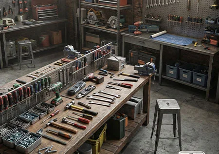 انبار تجهیزات کارگاهی